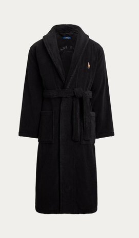 Polo Bear Ralph Lauren badjas zwart