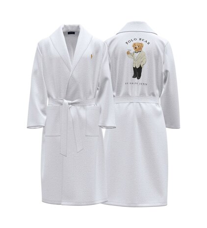 Polo Bear Ralph Lauren badjas wit