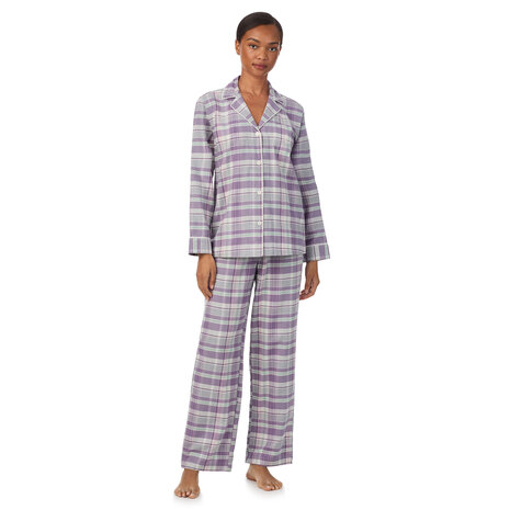 Pyjama lila plaid Lauren Ralph Lauren