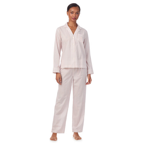 Gestreepte satijnen pyjama Lauren Ralph Lauren