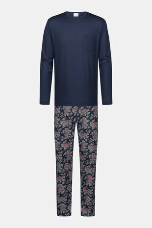 Pyjama Paisley jachtblauw heren Mey