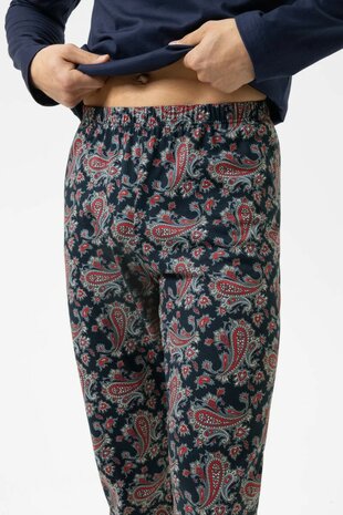 Pyjama Paisley jachtblauw heren Mey