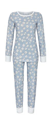 Pyjama met bloemen blauw Ringella 
