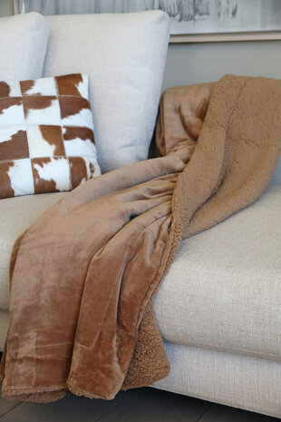 Plaid Kopenhagen camel