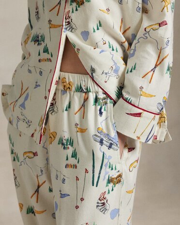 Flanellen pyjamaset Ralph Lauren