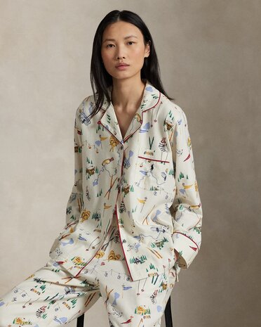 Flanellen pyjamaset Ralph Lauren
