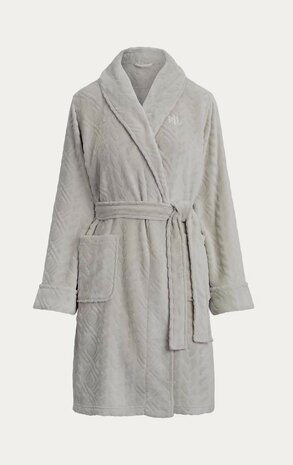 Kamerjas Chenille Lauren Ralph Lauren lichtgrijs