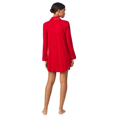 Jersey nachtkleed rood Lauren Ralph Lauren