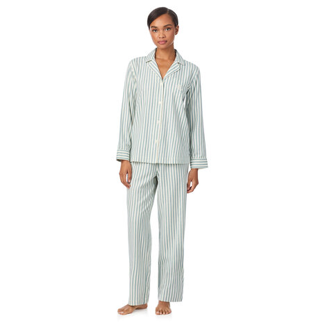 Pyjamaset brushed gestreept Lauren Ralph Lauren