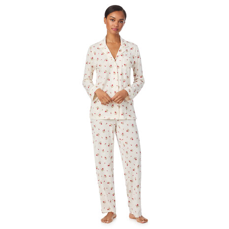 Pyjamaset jersey floral creme Lauren Ralph Lauren