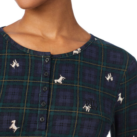 Pyjamaset Rugby geruit flanel Lauren Ralph Lauren