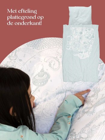 Snurk dekbedovertrek Waterlelies Efteling