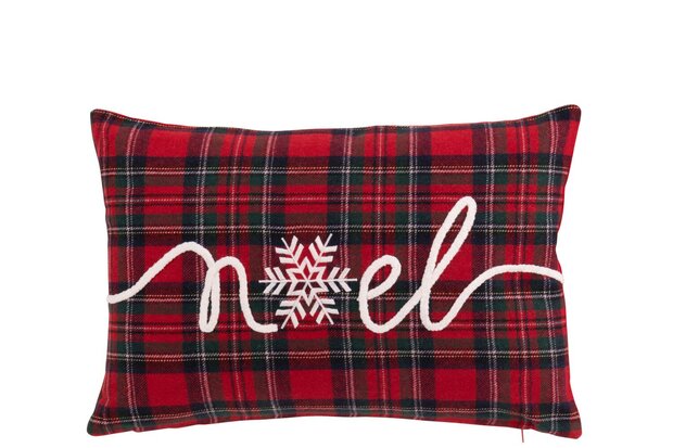 Sierkussen Noel rood