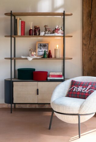 Sierkussen Noel rood