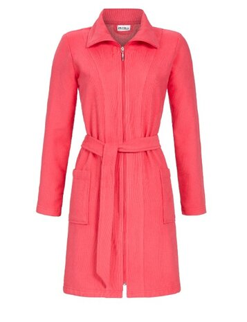 Badjas met rits flamingo Ringella 