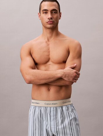 Pyjamashort van poplinkatoen