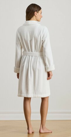 Badjas wit Logo Lauren Ralph Lauren