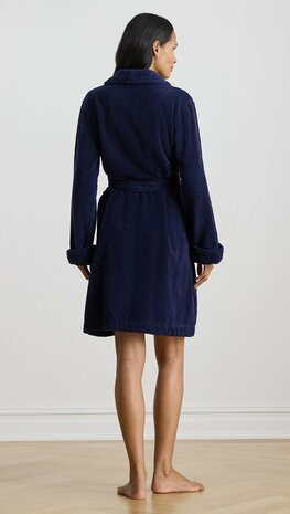 Badjas navy Logo Lauren Ralph Lauren