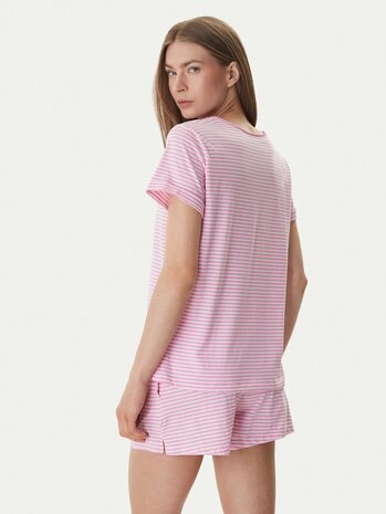 Shorty rose/wit gestreept Lauren Ralph Lauren