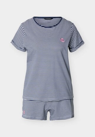 Shorty marine/wit gestreept Lauren Ralph Lauren