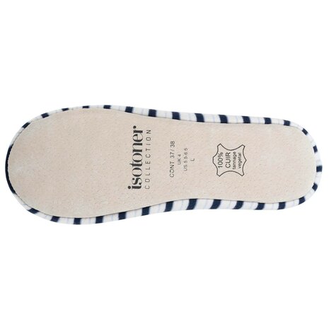 Ballerina gestreept blauw Isotoner
