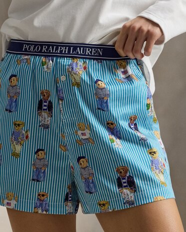 Katoenen boxershort met Polo Bear