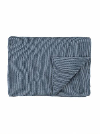 Nordic Knit plaid Smoke Blue 130x170