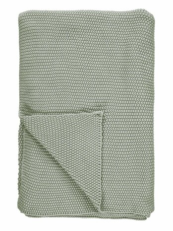 Nordic Knit plaid Garden Green 130x170