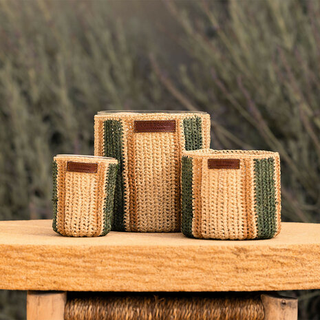 Maya Raphia Scented Candle M