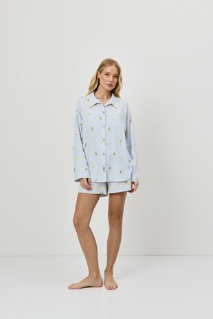 Aruelle Lenora Pyjamashort blauw