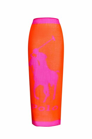 Pareo Ralph Lauren Pony oranje