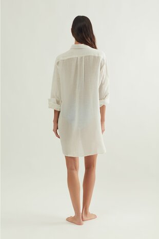 Boyfriend shirt Ralph Lauren Creme-wit
