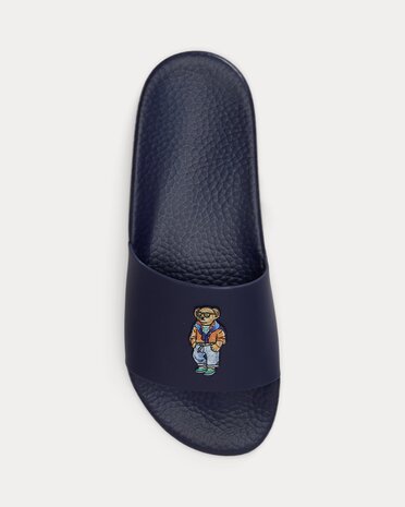Slipper Polo Bear Ralph Lauren Marine blauw