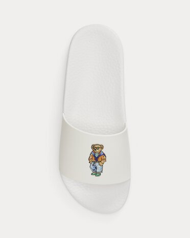 Slipper Polo Bear Ralph Lauren Wit