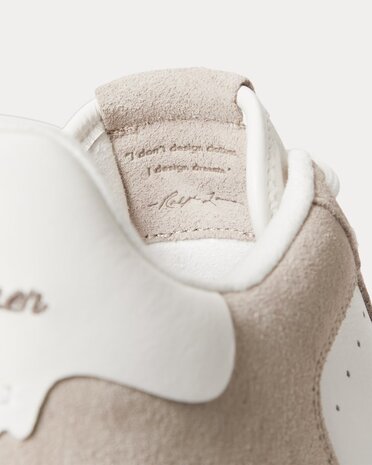 Masters Court leren sneaker Milkshake