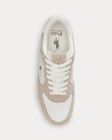 Masters Court leren sneaker Milkshake