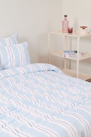 Sisco blauw satin