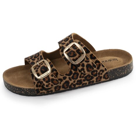 Leopard Sandaal Isotoner
