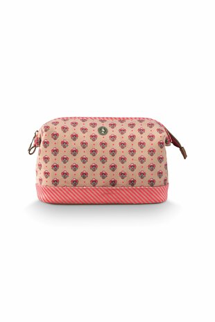 Toilettas Cooper Groot Jaipur Flower zand/pink Pip Studio
