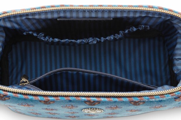 Toilettas Cooper klein Jaipur Flower blauw Pip Studio