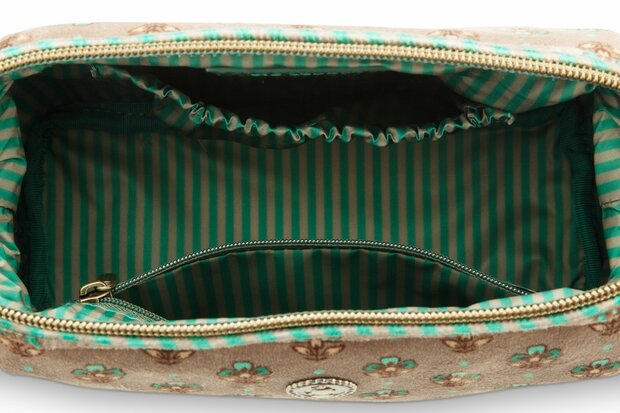 Toilettas Cooper klein Jaipur Flower groen
