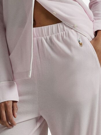 Madison doorknoop pyjama Polo Ralph Lauren pink