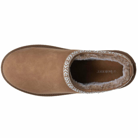 Dames pantoffel camel Isotoner