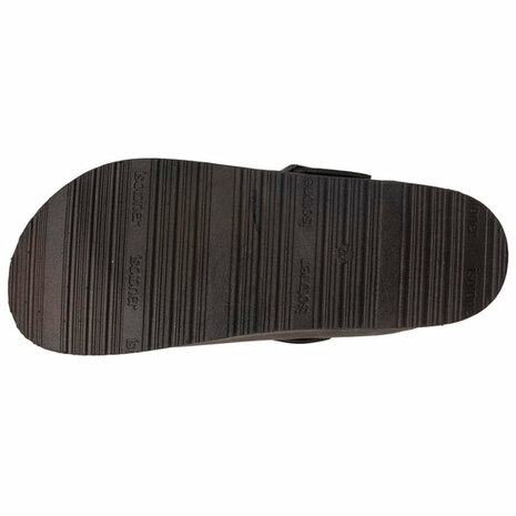 Open heren pantoffel marron Isotoner