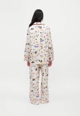 Madison doorknoop pyjama flanel