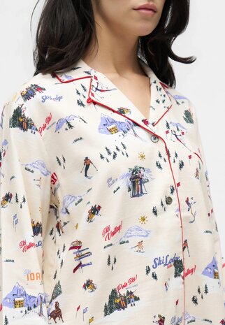 Madison doorknoop pyjama flanel