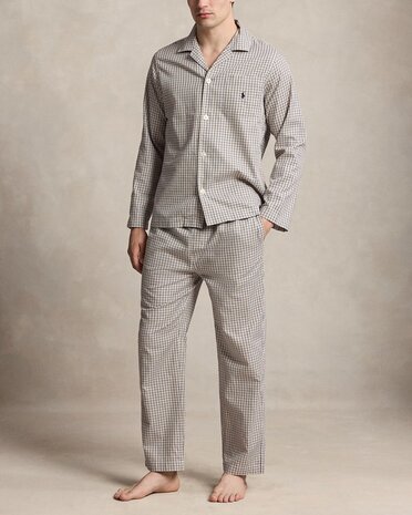 Katoen pyjama Polo Ralph Lauren monogramprint