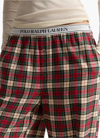 Flanellen pyjamabroek Polo Ralph Lauren