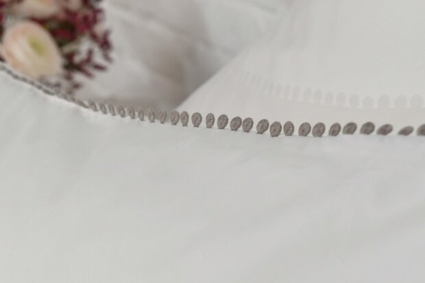 Dekbedset Bari percale Beige
