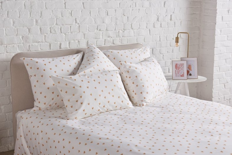 Dekbedovertrek Golden Hearts - Passion Home Linen